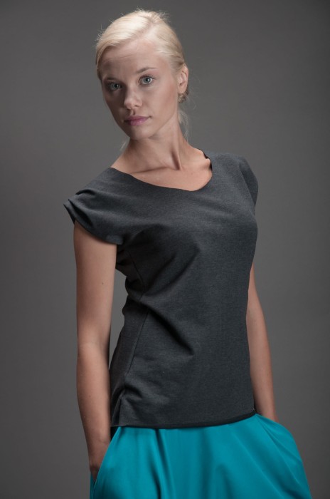 Podkoszulka damska ciemnoszara