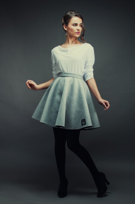 Spódnica neoprenowa Szybka Jasna