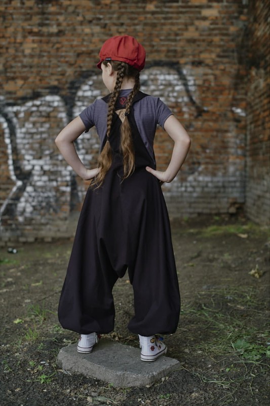 Spodnie dziecięce Hultaje czarne