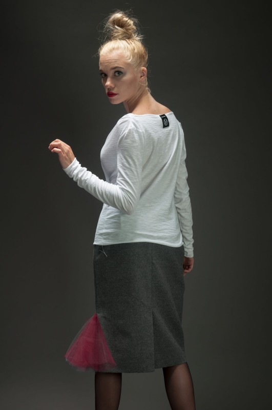 Bluzka biała 'Woda' damska