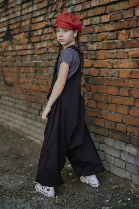 Spodnie dziecięce Hultaje czarne