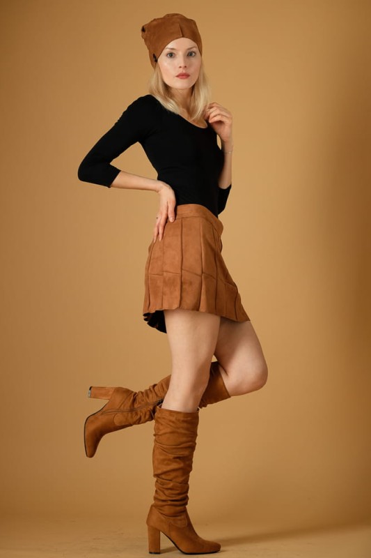 Spódnica Karmelowa Mini