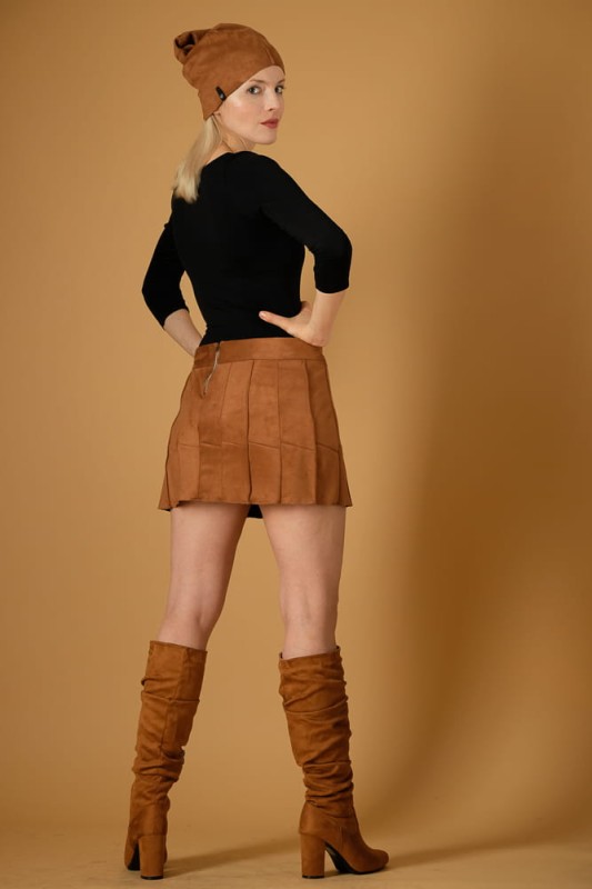 Spódnica Karmelowa Mini