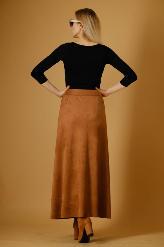 Spódnica Karmelowa Maxi