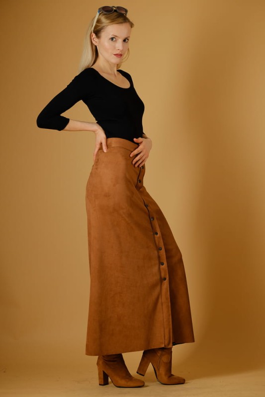 Spódnica Karmelowa Maxi