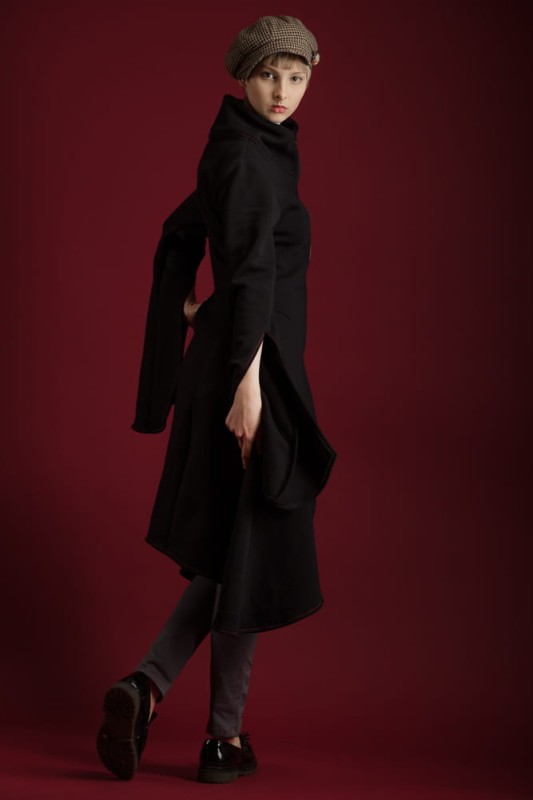 Płaszcz damski Wichrun czarny