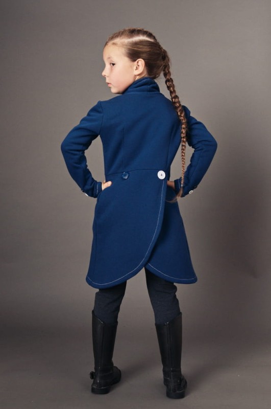 Płaszcz Revolter granatowy dziecięcy