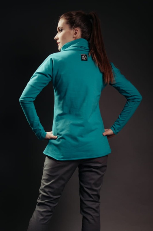Bluza jaskółkowa turkus