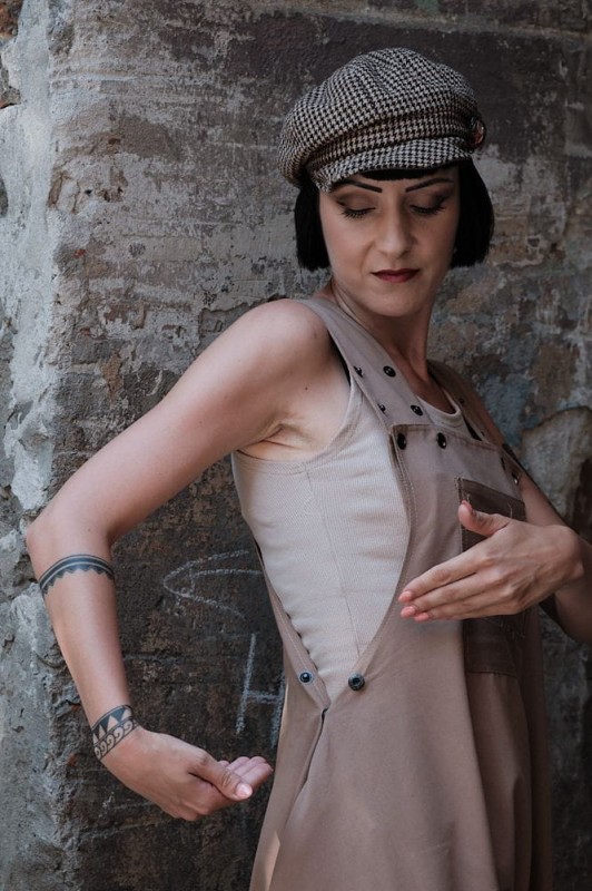 Kombinezon damski regulowany na lato