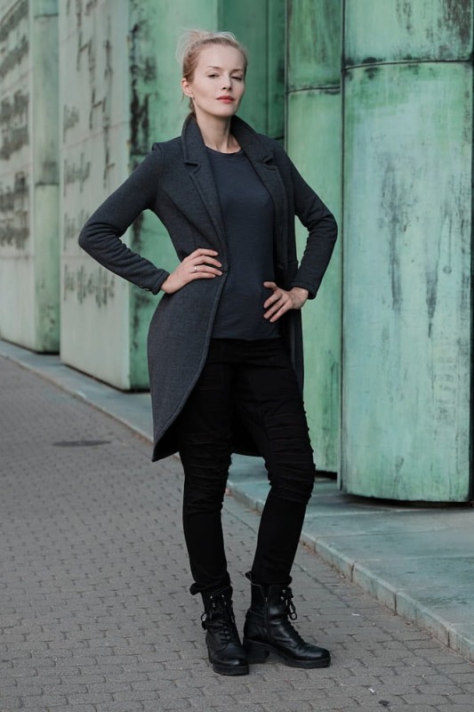 Płaszcz Revolter damski grafit