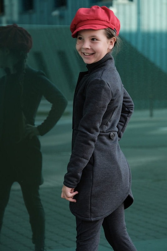 Płaszcz Revolter dziecięcy grafit