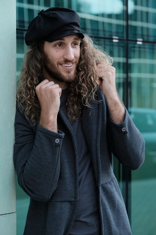 Kaszkiet męski czarny