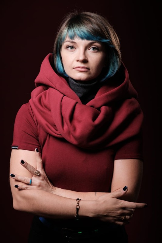 Kaptur z Golfem damski na zimę