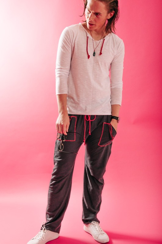 Bluzka Szpanerka Biała męska