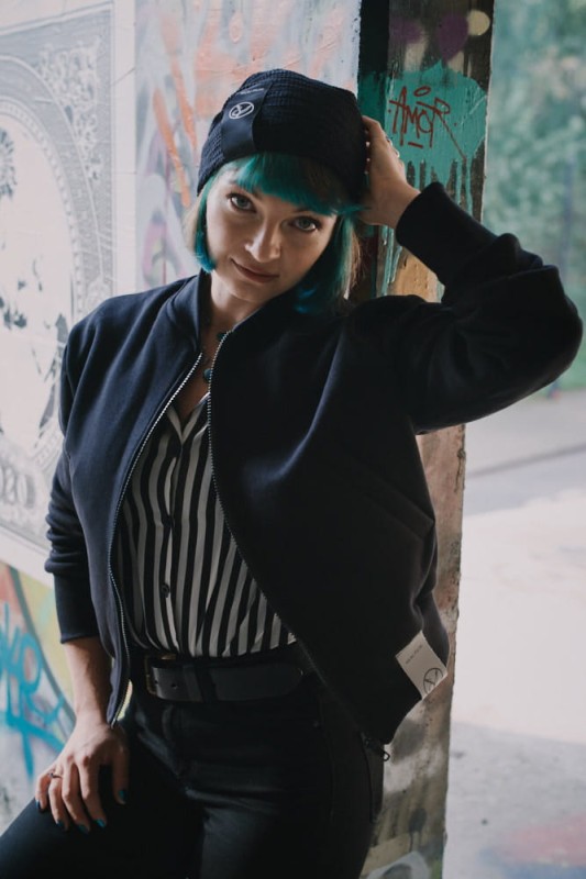 Bomberka Czarna damska