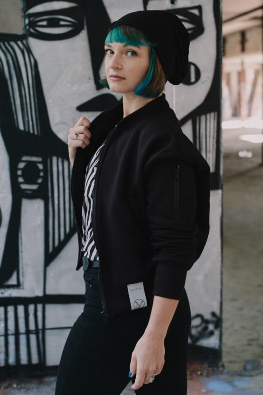 Bomberka Czarna damska