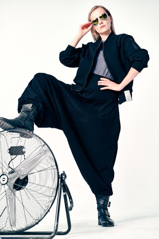 Spodnie Haremki Warkocz Damskie