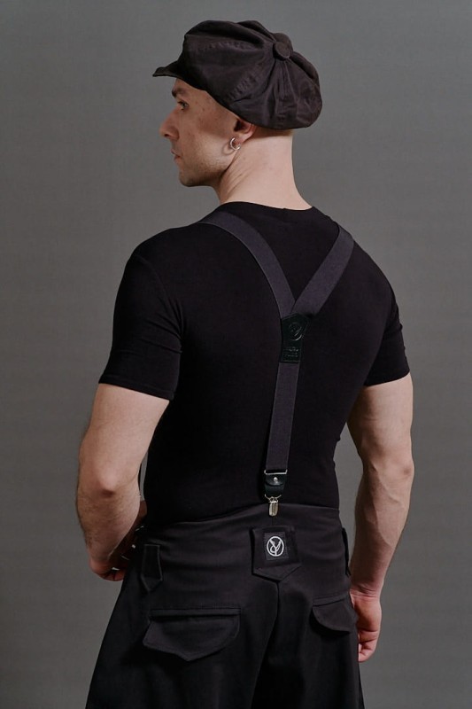 Szelki męskie czarne