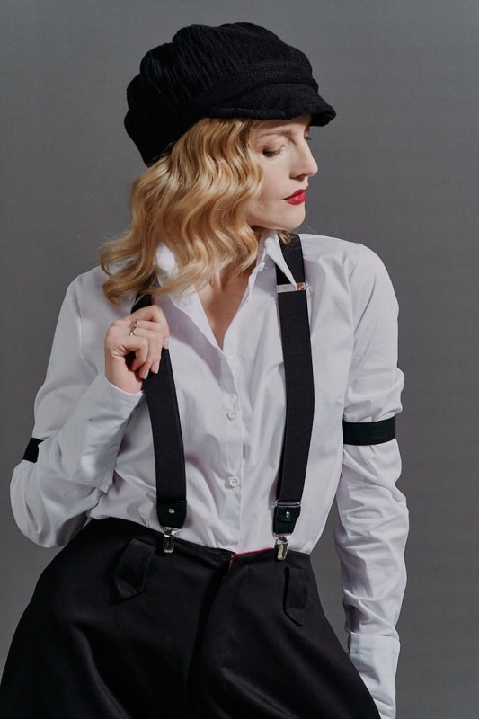 Szelki damskie czarne