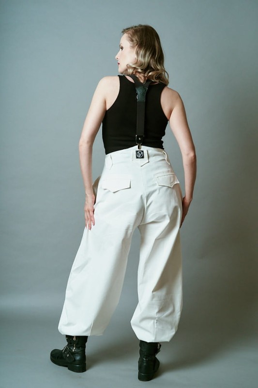 Spodnie Cwaniaki Śmietankowe Damskie