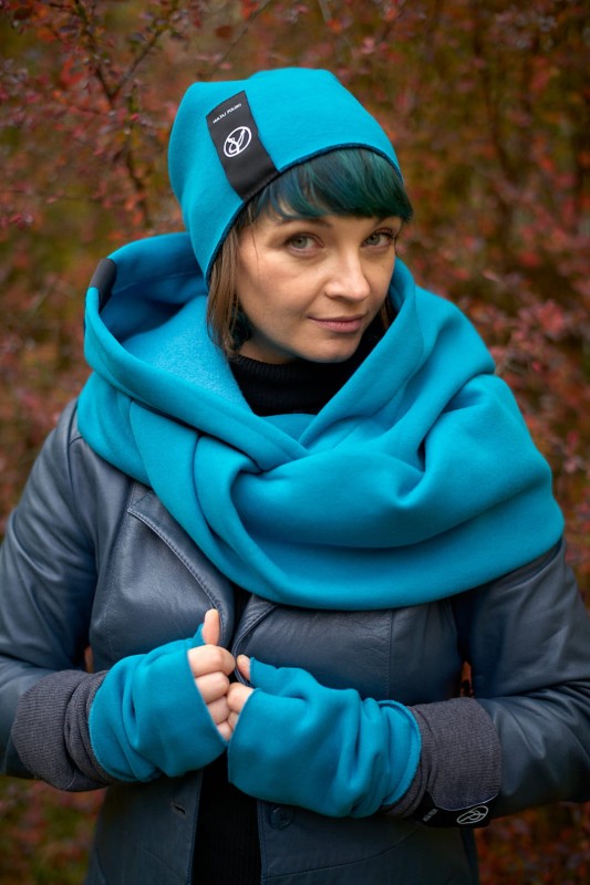 Czapka Hultajka Turkus