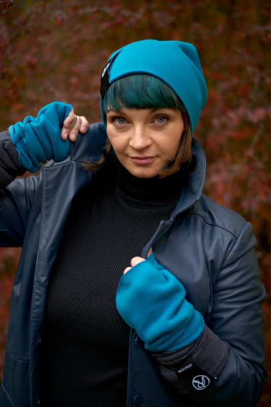 Czapka Hultajka Turkus