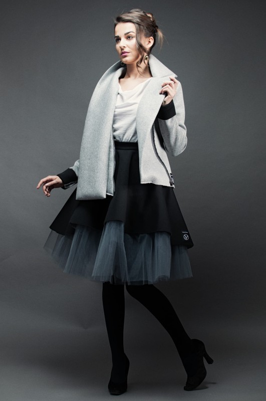 Spódnica wzburzona NEO Czarna