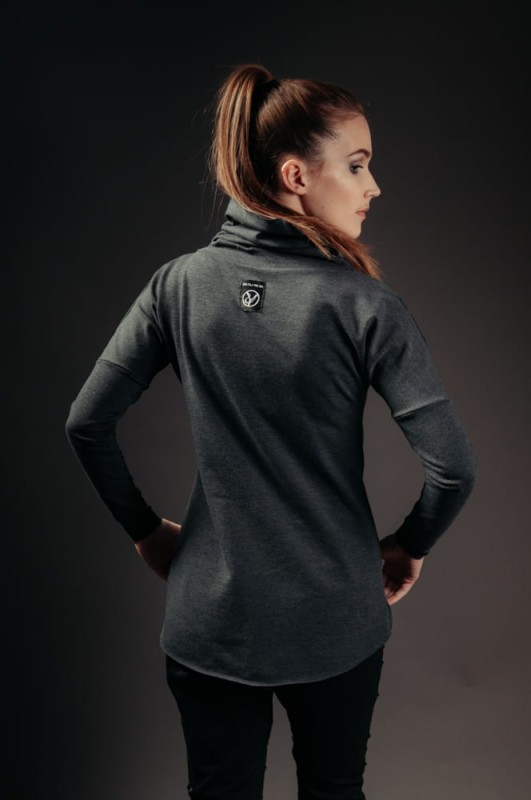 Bluza jaskółkowa ciemnoszara