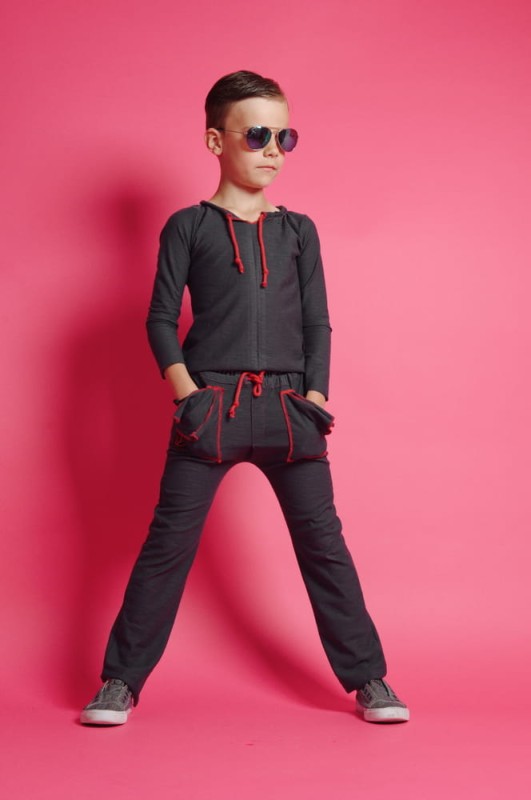 Bluzka Szpanerka grafit dziecięca