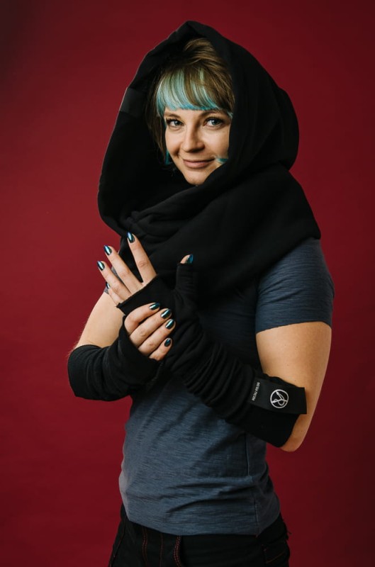 Rękawiczki Łotrzyce Czarne 