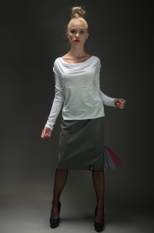 Bluzka biała 'Woda' damska