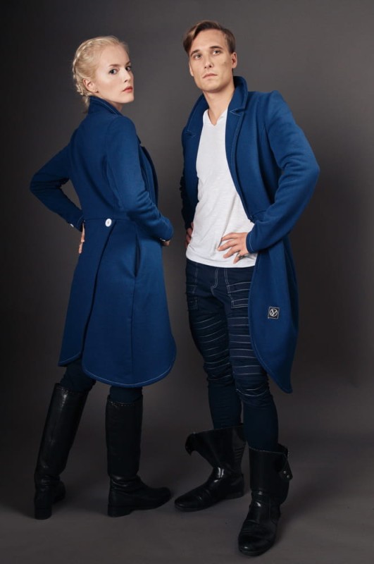 Płaszcz Revolter granatowy damski