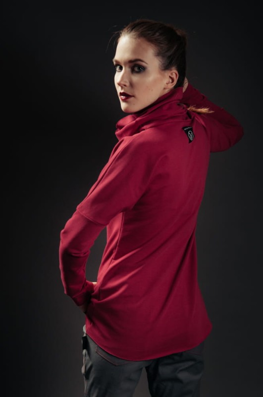  Bluza jaskółkowa amarant 