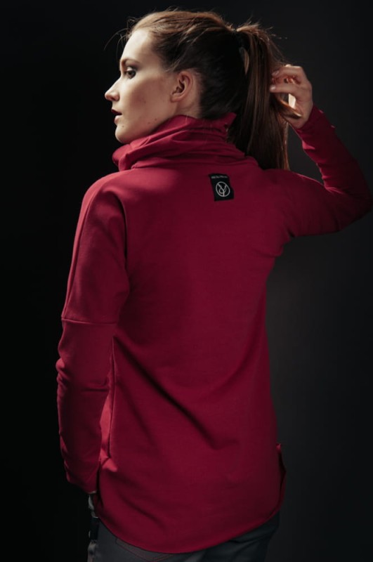  Bluza jaskółkowa amarant 
