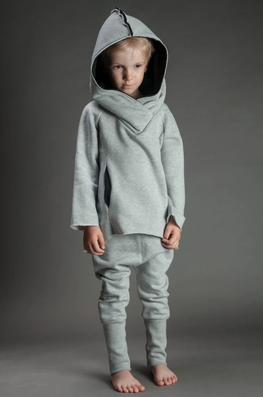 Bluza Bokserska Szara Komplet Mama/Dziecko