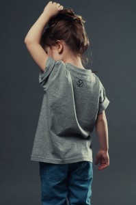 T-shirt MIASTO JEST MOJE dziecięcy szary