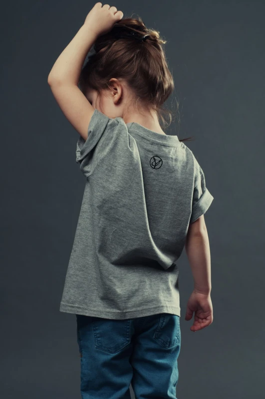 T-shirt MIASTO JEST MOJE dziecięcy szary