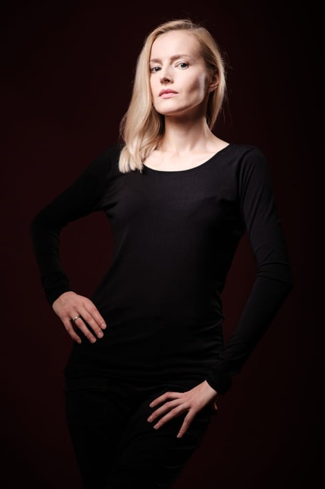 Bluzka Cała Czarna