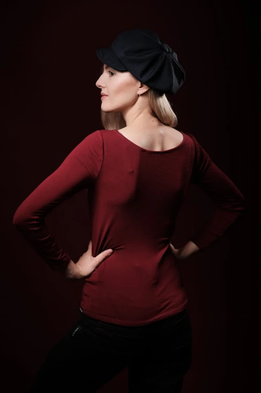 Bluzka Bardzo Bordo