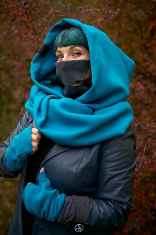 Incognito - Kaptur Turkus z golfem