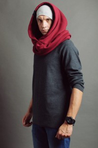Kaptur bordo