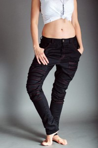 Handmade spodnie rockowe damskie w Polsce