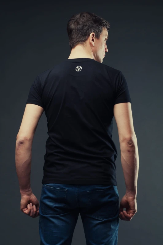 T-SHIRT MIASTO JEST MOJE męski czarny