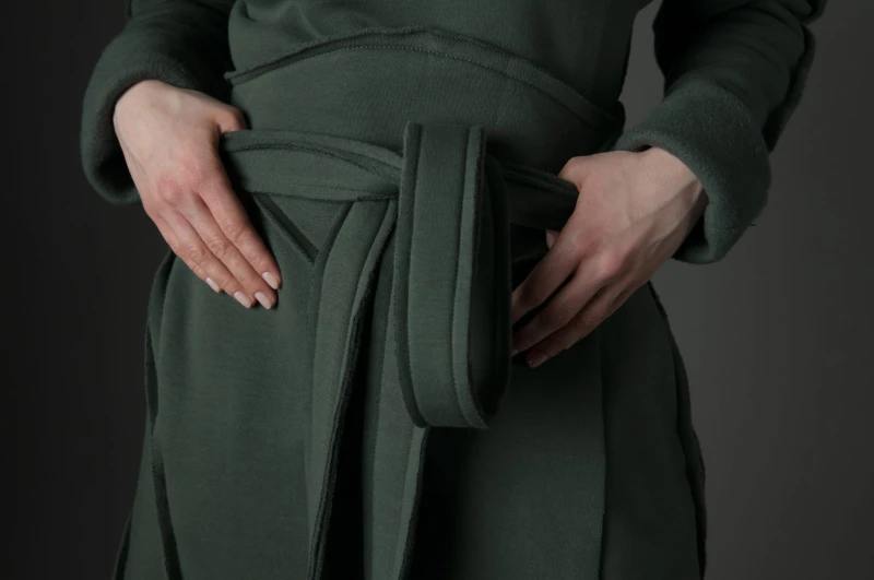 Długi Płaszcz Imago khaki