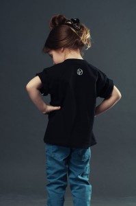 T-shirt MIASTO JEST MOJE dziecięcy czarny
