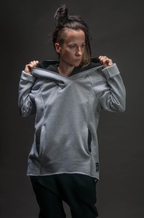 Bluza Bokserska Szara Komplet Mama/Dziecko