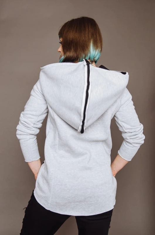 Hoodie damskie z ogromnym kapturem