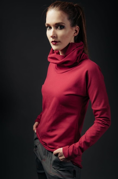  Bluza jaskółkowa amarant 