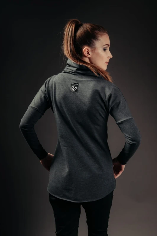 Bluza jaskółkowa ciemnoszara